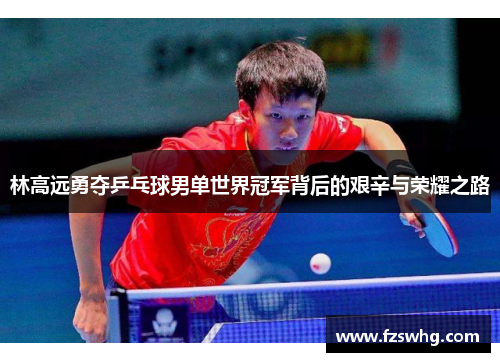 林高远勇夺乒乓球男单世界冠军背后的艰辛与荣耀之路